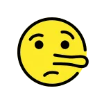 Lying Face SVG Icon